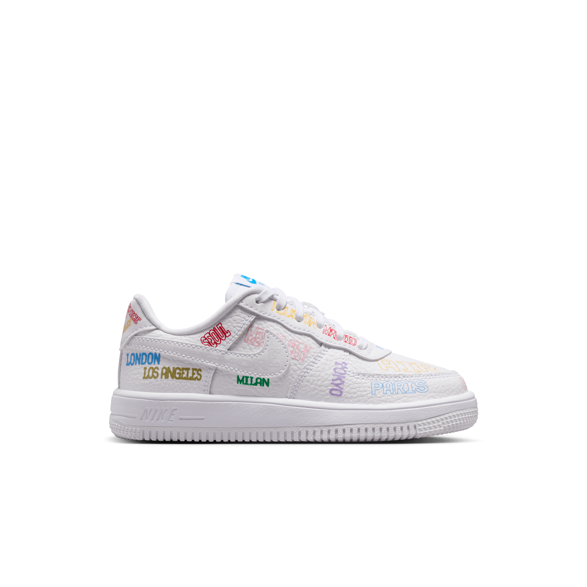 Nike Air Force 1 Low LV8 3 "On Tour" Preschool Boys' Shoe - WHITE